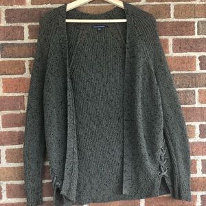 American Eagle Outfitters Green Cardigan